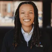 Testimonial from Ashley Williams on Clymbup project success Photo of Ashley Williams from Clymb sharing her experience working with EvinceDev on an social emotional elearning platform project